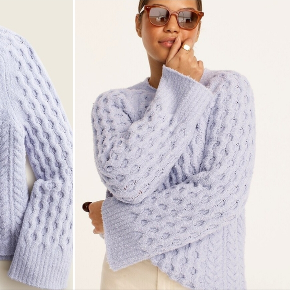 J. Crew Sweaters - J.Crew Women Boucle Cable Knit Sweater NWT Size XS